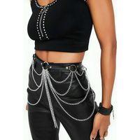 Zincir Detaylı Şık Deri Harness Kemer - Brf512