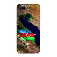 Oppo Ax7 Uyumlu Kılıf Azarbaijan (1) Kılıfı Azerbaycan Harita