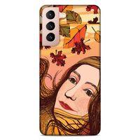 Lopard Samsung Galaxy S21 Uyumlu Kılıf Sürreal Yüzler ♀ (9) Kılıf Baskılı