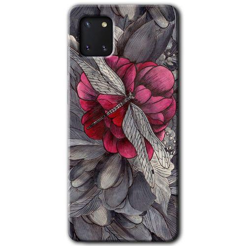 Potkal Hediye Fabrikası Samsung Galaxy A81 Kılıf HD Desen Baskılı Arka Kapak - kelebek Ömrü