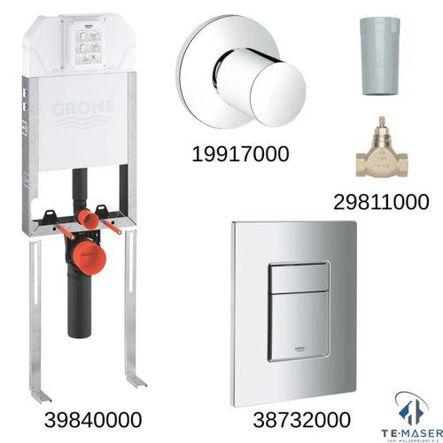 GROHE Duvar içi İnce Gömme Rezervuar Seti (8cm)