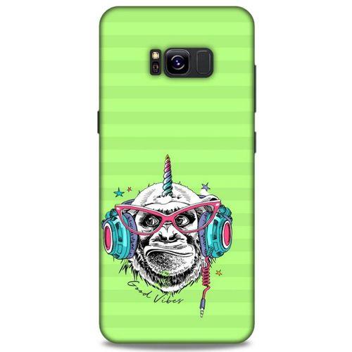 Animax DJ Maymun Samsung Galaxy S8 Plus Kılıf Desenli Silikon