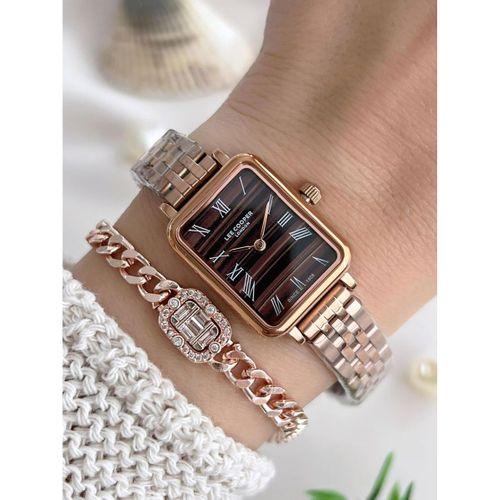 Lee Cooper Çelik Kordonlu 3 Atm Suya Dayanıklı Kadın Kol Saati VS.BLKT.0650