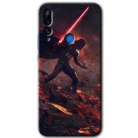 Potkal Hediye Fabrikası Huawei P Smart Z Kılıf HD Desen Baskılı Arka Kapak - Darh Vader Wars