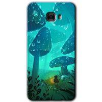 Galaxy C9 Pro Kılıf HD Desen Baskılı Arka Kapak - Silhoutte Dropss