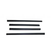 FIAT DOBLO 2015 Set 4 Parça Marşpiyel Kaplama Siyah Akrilik Düz Desen Kısa Şase