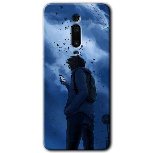 Potkal Hediye Fabrikası Xiaomi Mi 9T Kılıf HD Desen Baskılı Arka Kapak - Sonbahar Yalnızlığı