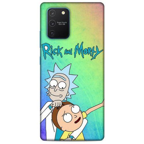 Samsung Galaxy S10 Lite Uyumlu Kılıf Rick And Morty (1) Kılıfı Rick Sanchez