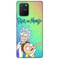 Samsung Galaxy S10 Lite Uyumlu Kılıf Rick And Morty (1) Kılıfı Rick Sanchez