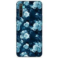 Realme 6i Uyumlu Kılıf Mavi Delisi (42) Rugged Armor Kılıf Gül