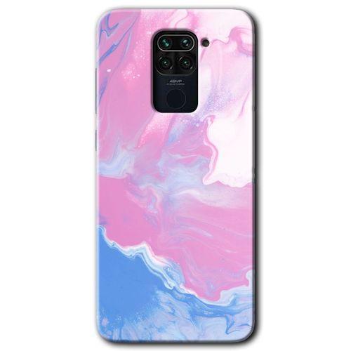 Xiaomi Redmi Note 9 Kılıf Baskılı Arka Kapak - Liquid Lekeler Art +Tam Ekran Koruyucu