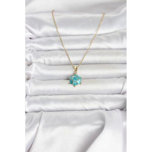 316L Çelik Zincir Gold Renk Kaplumbağa Model Kadın Kolye
