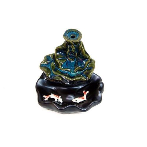 Seramik  Şelale Aromaterapi Geri Akışlı Tütsülük