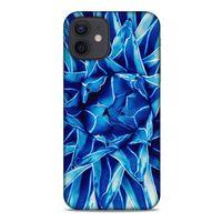 Lopard Apple iPhone 12 Uyumlu Kılıf Bahar (13) Silikon Kap Açık Mavi