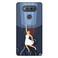 LG K61 Kılıf Depresyon (43) Thin Fit Kılıf Mavi Tonları