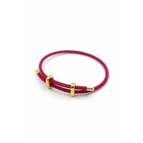 Hasır Bileklik - Fuşya