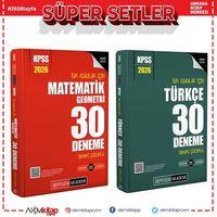 Pegem Yayınları 2026 KPSS Matematik ve Türkçe Deneme Seti 2 Kitap