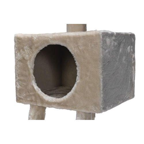 Beeztees Kedi Tırmalama, Krem, 40x35x82x110cm