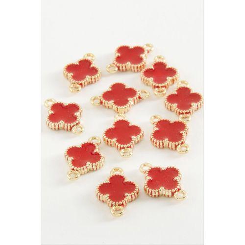 Çiçek Çift Kulplu Mineli Bileklik ve Kolye Ucu Aparatı 1 Adet