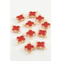 Çiçek Çift Kulplu Mineli Bileklik ve Kolye Ucu Aparatı 1 Adet