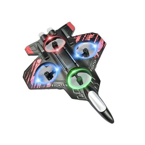 Led Işıklı Fighter Jet Tasarımlı Drone Uzaktan Kumandalı Akrobatik Oyuncak Uçak