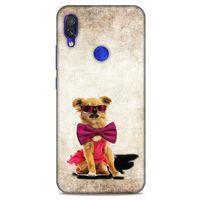 Xiaomi Redmi Note 7 Kılıf Köpek Kıyafetleri (14) Lansman Kılıf Chihuahua Papyon