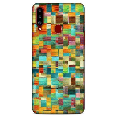 Lopard Samsung Galaxy A20s Uyumlu Kılıf Soyut Sanat (50) Desenli Shockproof Kılıf