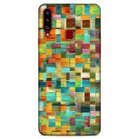 Lopard Samsung Galaxy A20s Uyumlu Kılıf Soyut Sanat (50) Desenli Shockproof Kılıf