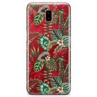 Samsung Galaxy J6 Plus Kılıf Güney Amerika Bahçe Arka Kapak Koruma Desenli Full Koruyucu