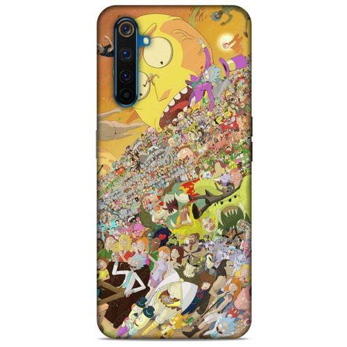 Realme 6 Uyumlu Kılıf Rick And Morty (37) Silicone Cover Slick Morty