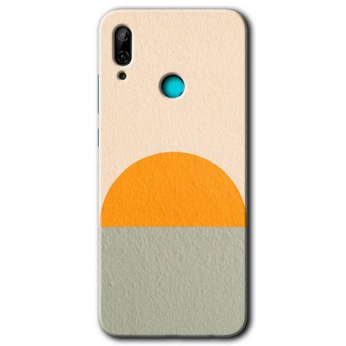 MRCİLETİSİM Huawei P smart 2019 Kılıf HD Desen Baskılı Arka Kapak + Temperli Cam - Color Wall