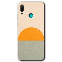 MRCİLETİSİM Huawei P smart 2019 Kılıf HD Desen Baskılı Arka Kapak + Temperli Cam - Color Wall