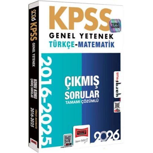2026 KPSS Genel Yetenek Türkçe Matematik 2016 2026 Konu Konu Tamamı Çözümlü Çıkmış Sorular Yargı Yayınları