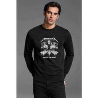 CLIFF EM ALL METAL Baskılı Siyah Erkek Sweatshirt