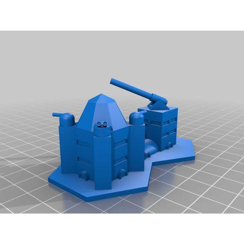 Amerikan Mecha Battletech Kalesi Firebase (Bu ürün Sadece Plastik parçadır - Almadan Önce Soru Sorabilirsiniz)