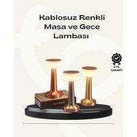 Modern Usb'li Kablosuz Masa Lambası – Minimalist Tasarım, 3 Farklı Parlaklık
