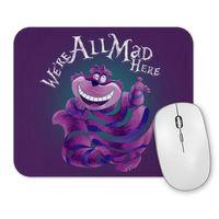 We Are All Mad Here The Cheshire Kedi Cat Mouse Pad