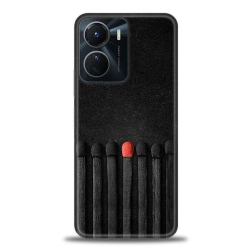 Tecno Spark 9 Pro Kılıf HD Baskılı Kılıf - Kibrit Çöpleri + Tam Ekran Koruyucu