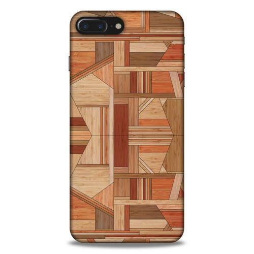 Lopard Apple Iphone 7 Plus Uyumlu Kılıf Wood'X (43) Thin Fit Kılıf Baskılı