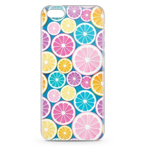 Apple iPhone 5s Kılıf Greyfurt Colorful Arka Kapak Koruma Desenli Full Koruyucu