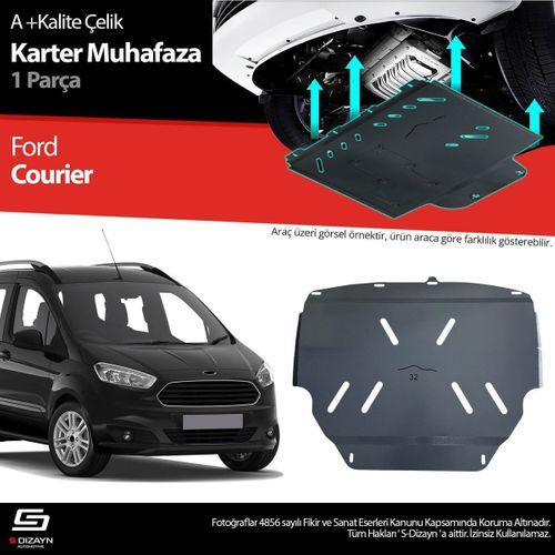 S-Dizayn Ford Courier Çelik Karter Muhafaza Koruma 2018-2023 A+ Kalite