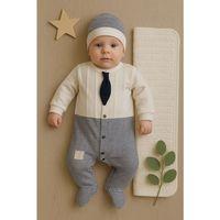 Battaniyeli Tulumlu Erkek Bebek Set %100 Pamuk