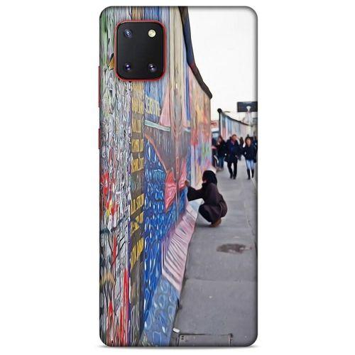 Samsung Galaxy Note 10 Lite Kılıf Almanya (40) Fit Silikon Kılıf Berlin Duvarı