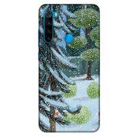 Xiaomi Redmi Note 8 Kılıf Snowix (43) Thin Fit Kılıf Beyaz Yeşil