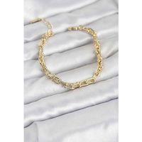 Gold Renk Tifani Model Pirinç Kadın Bileklik