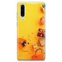 Huawei P30 Kılıf Hediyelik Ürünler Arka Kapak Koruma Desenli Full Koruyucu