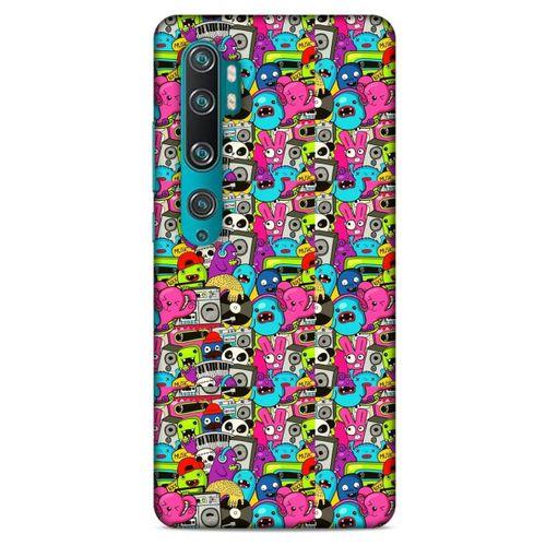 Graffitix (34) Desenli Silikon Kapak Xiaomi Mi Note 10 Pro Kılıf