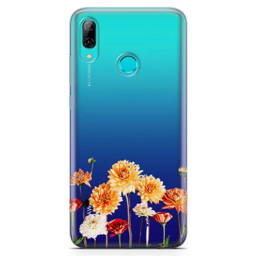 Huawei Y7 2019 Kılıf Buket Çiçek Arka Kapak Koruma Desenli Full Koruyucu