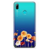 Huawei Y7 2019 Kılıf Buket Çiçek Arka Kapak Koruma Desenli Full Koruyucu