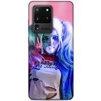 Samsung Galaxy S20 Ultra Uyumlu Kılıf Harley Quinn (10) Full Koruma Kılıfı Pembe